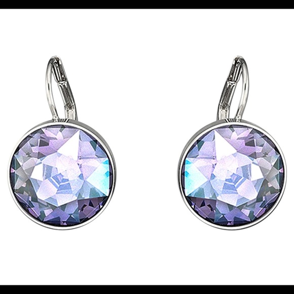 SWAROVSKI BELLA PIERCED Earrings (Purple) - Picture 2 of 2